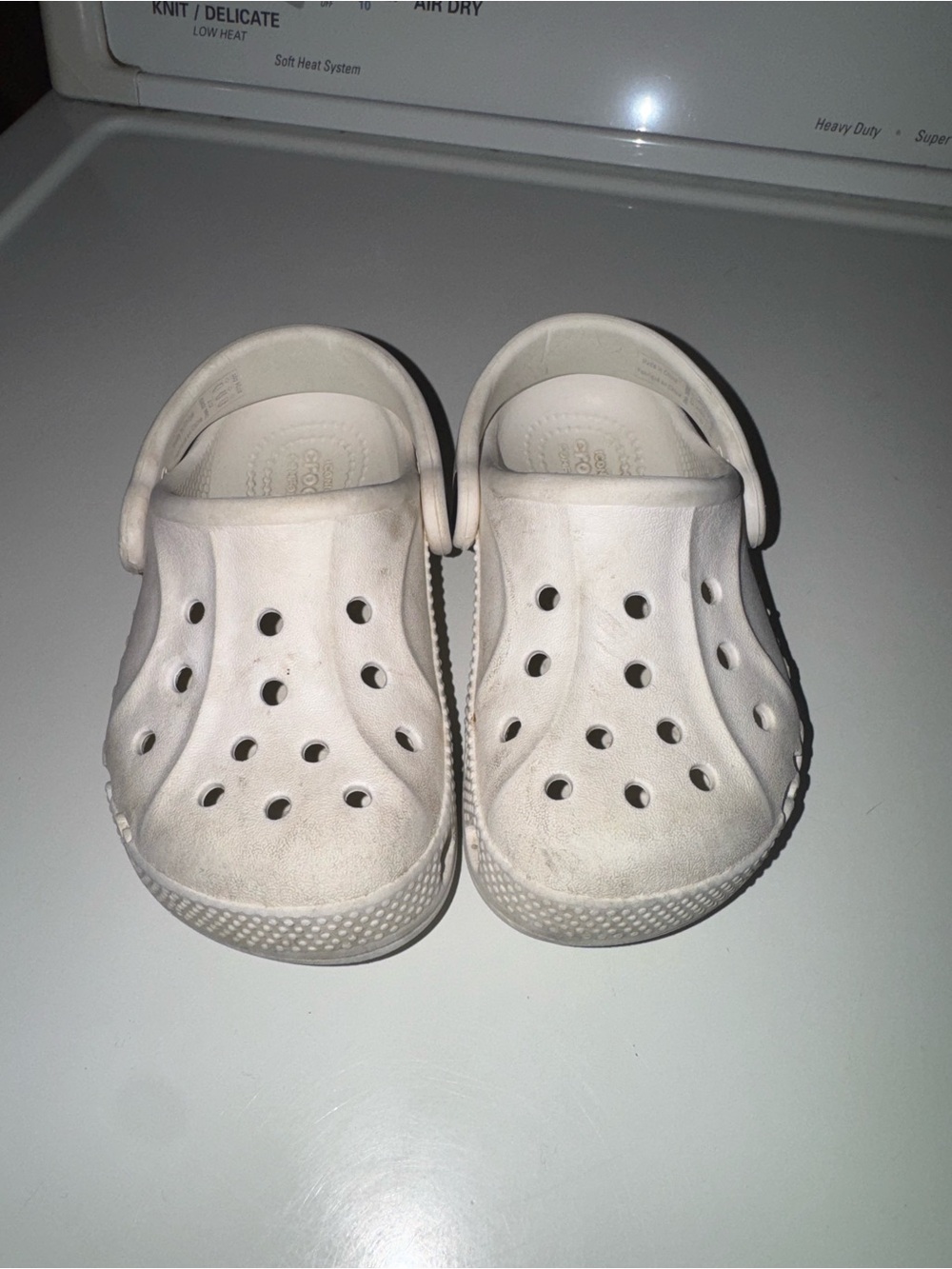 CROCS Kids White Classic Clogs